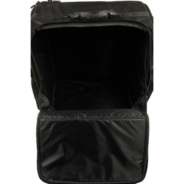Milwaukee Leather SH680 Large Black Textile Motorcycle Sissy Bar Travel Bag