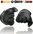 Milwaukee Leather SH852 Men's USA Deerskin Black Leather Gauntlet Motorcycle Thermal Lined Gloves