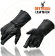 Milwaukee Leather SH864 Men's Gauntlet USA Deerskin Leather Unlined Motorcycle Winter Gloves