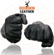 Milwaukee Leather SH887 Men's USA Deerskin Black Leather Unlined Lightweight Motorcycle Riders Gloves
