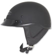 Zox ST-225B 'Alto Custom' Matte Black Motorcycle Half Helmet
