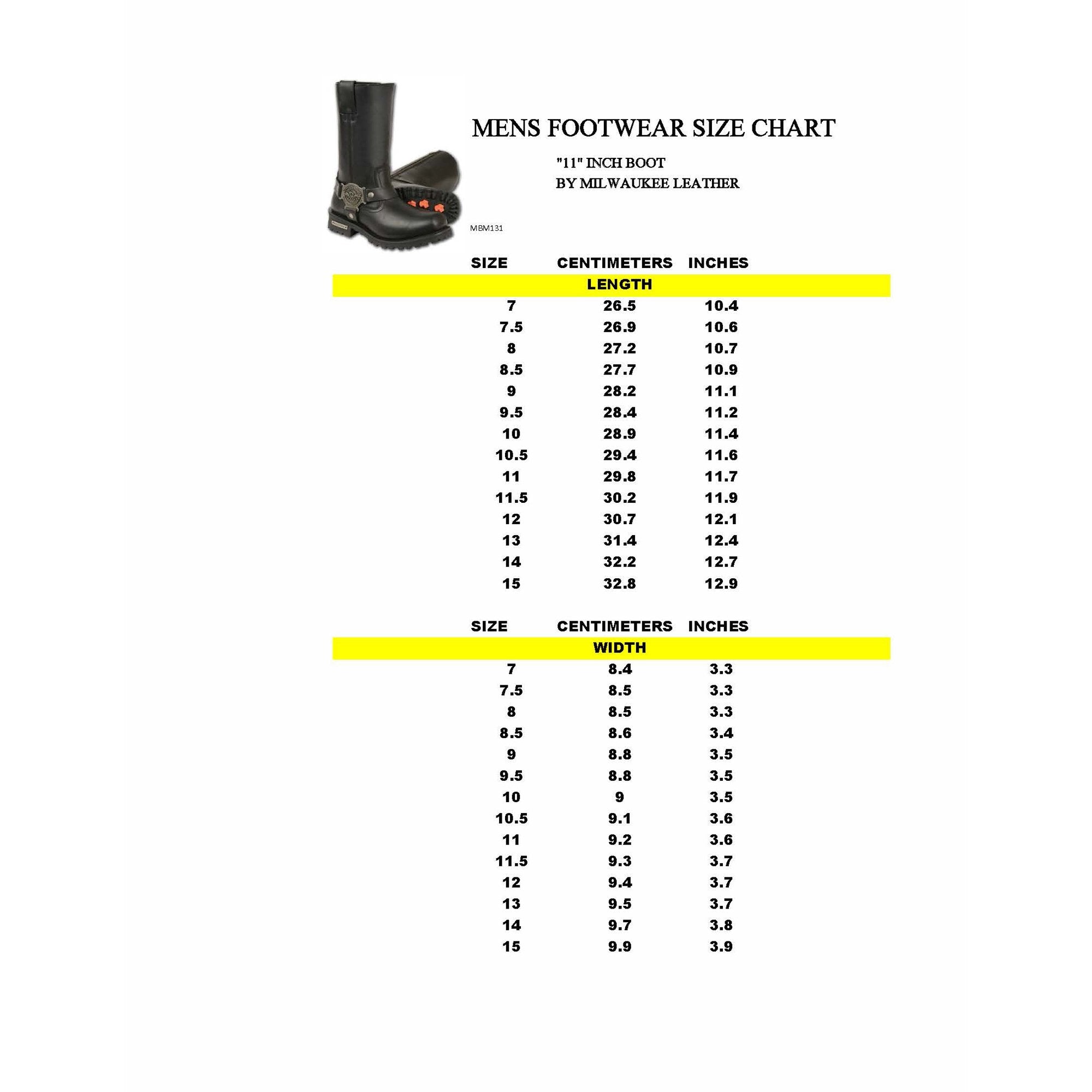  Motorrad ライディングブーツ(41サイズ) Milwaukee Leather Men's Classic Harness 11-Inch Motorcycle Boots