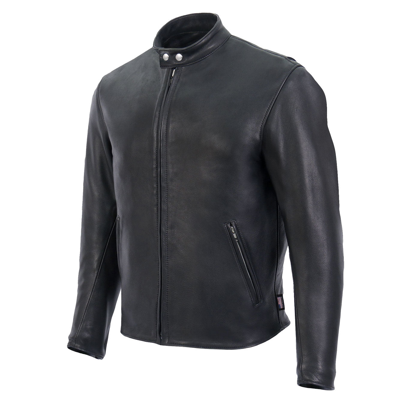 Milwaukee Leather USA MADE MLJKM5006 Men's Black 'Rumble' Premium Leather Motorcycle Jacket