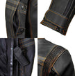 Milwaukee Leather Men's Matte Black Street CE Armored Motorcycle Vented Jacket - Reflective - LKM17012