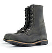 Milwaukee Leather MBM9065 Men's Antique Black Lace-Up High-Rise Boots