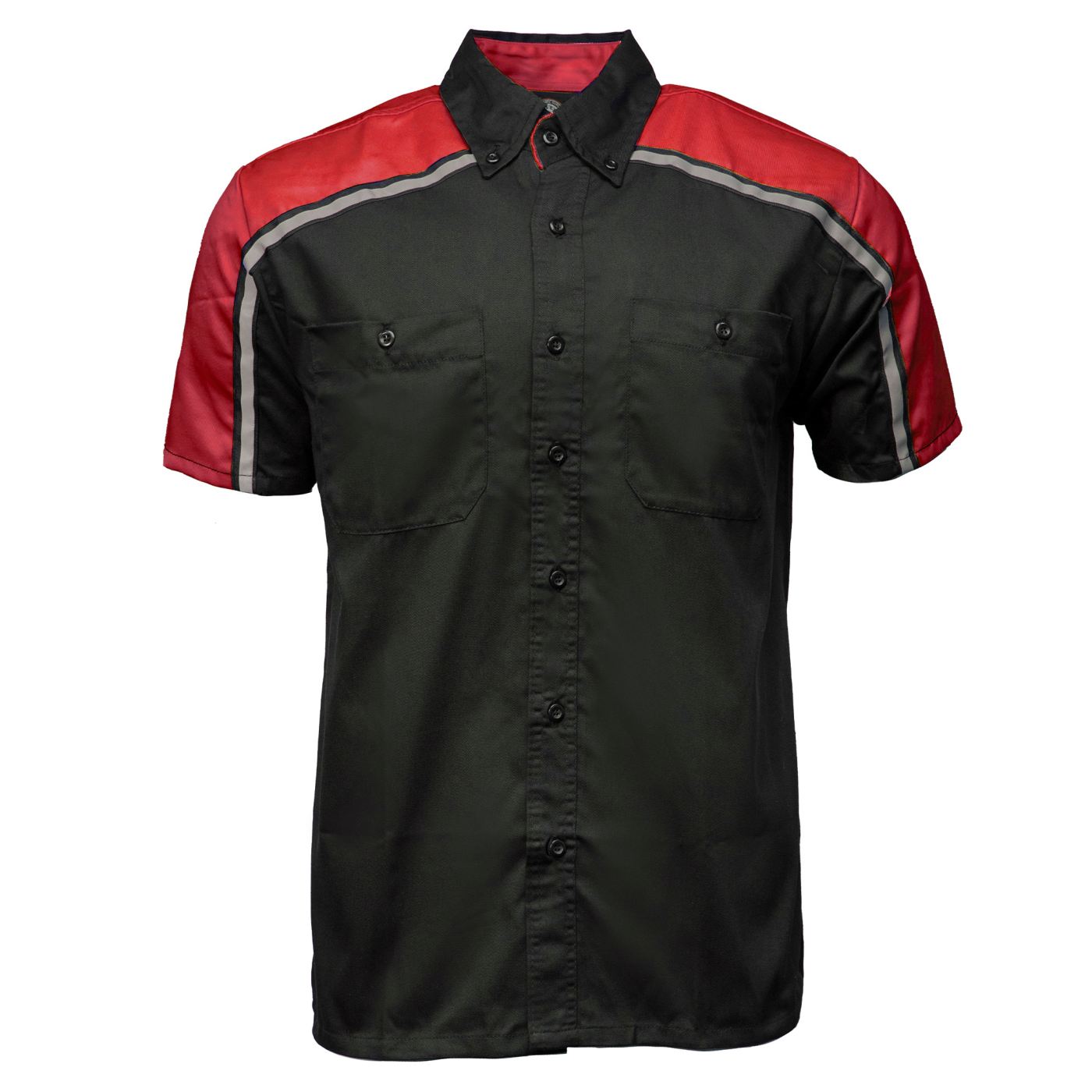 MMCC Men's Delco Red Cotton Mechanic Shirt - MDM11606