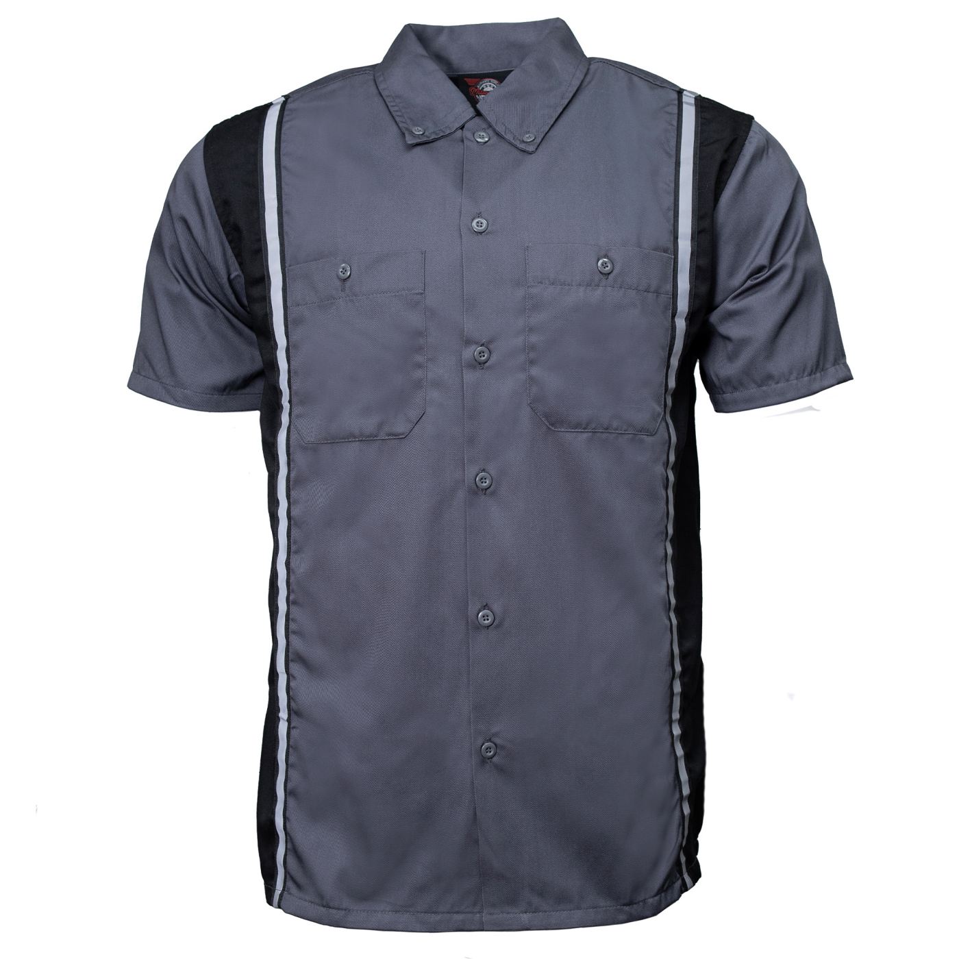 MMCC Men's Driftline Gray Cotton Mechanic Shirt - MDM11612