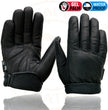 Milwaukee Leather MG7522 Men's Black Leather Waterproof Cruiser Motorcycle Hand Gloves W/ Gel Padded Palm