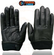 Milwaukee Leather MG7715 Women's Black Leather Thermal Lined Motorcycle Gloves w/ Cinch Wrist Closure