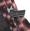 Milwaukee Leather Men’s Grim Stone Heavy Duty Plaid Mechanic Flannel Shirt Jacket - Warmed Lined - MPM1637