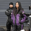 NexGen SH2222 Women's Purple and Black Oxford Water Proof Motorcycle Rain Suit