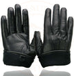 Milwaukee Leather SH234 Men's Black Thermal Lined Leather Motorcycle Gloves w/ Cinch Wrist Closure