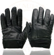 Milwaukee Leather SH734 Men's Black Thermal Lined Leather Motorcycle Hand Gloves W/ Sinch Wrist Closure