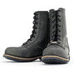 Milwaukee Leather MBM9065 Men's Antique Black Lace-Up High-Rise Boots