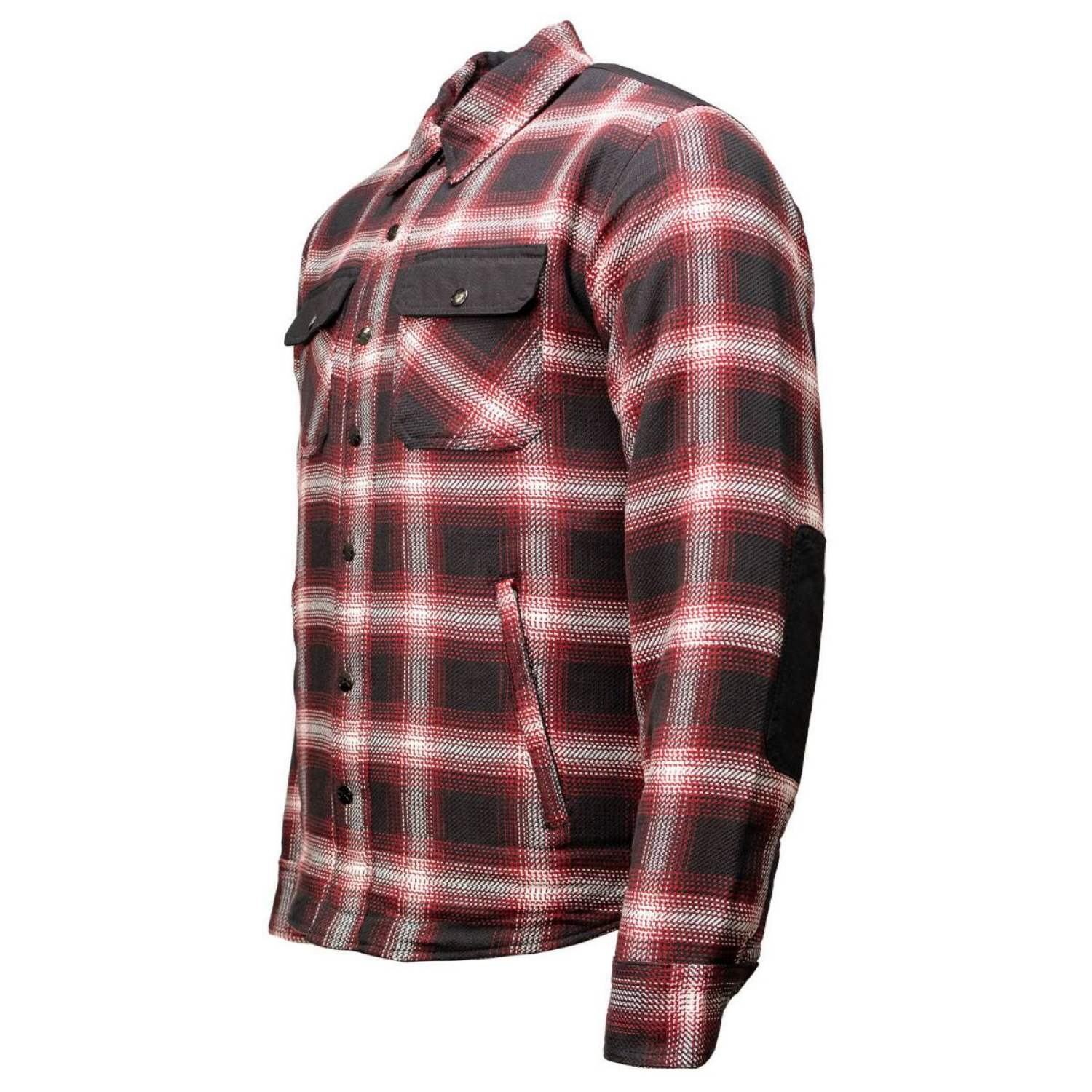 Milwaukee Leather Men’s Grim Stone Heavy Duty Plaid Mechanic Flannel Shirt Jacket - Warmed Lined - MPM1637