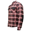 Milwaukee Leather Men’s Grim Stone Heavy Duty Plaid Mechanic Flannel Shirt Jacket - Warmed Lined - MPM1637