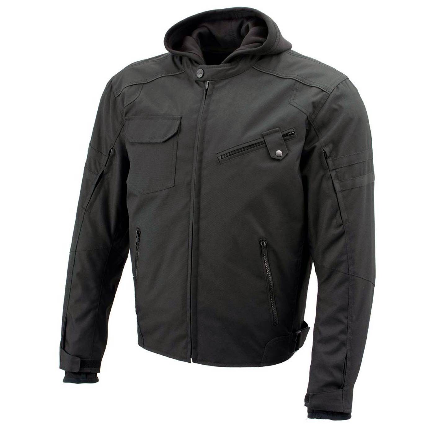 Milwaukee Leather Men's Flight 1300D Nylon Motorcycle Jacket with