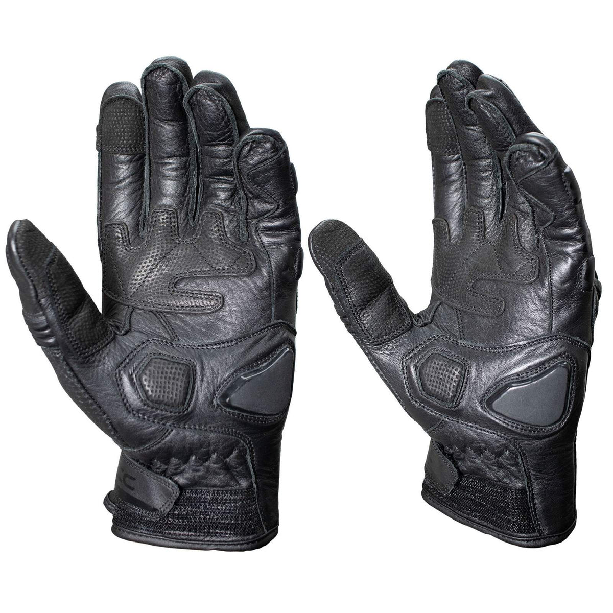Milwaukee Motorcycle Clothing Co. Men's GT-Tech Short Gloves - MRG7303