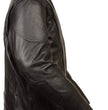 Milwaukee Leather MLM1530 Men's Vented Black Leather Scooter Jacket with Kidney Padding