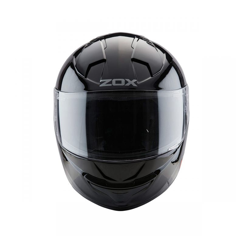ZOX ST-11118 'Thunder 2' Glossy Black Full-Face Motorcycle Helmet