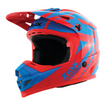 ZOX ST-1563V2 ‘Rush V2’ Blade Matte Red and Light Blue Motocross Helmet