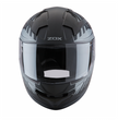 ZOX ST-11118 ‘Thunder 2’ Blade Matte Grey and Black Full-Face Motorcycle Helmet