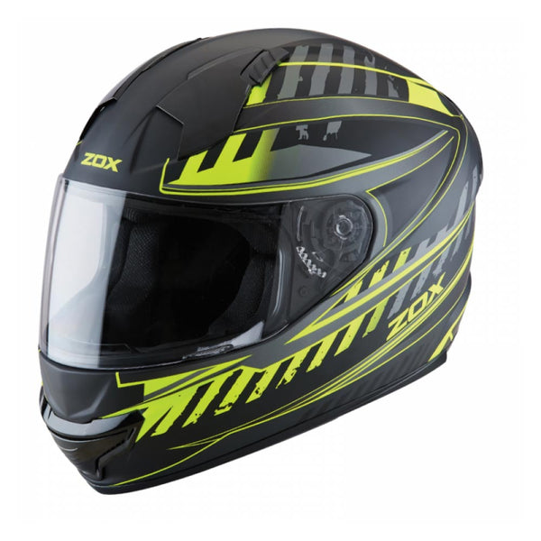 ZOX ST-11118 'Thunder 2' Blade Matte Hi-Viz Yellow and Black Full