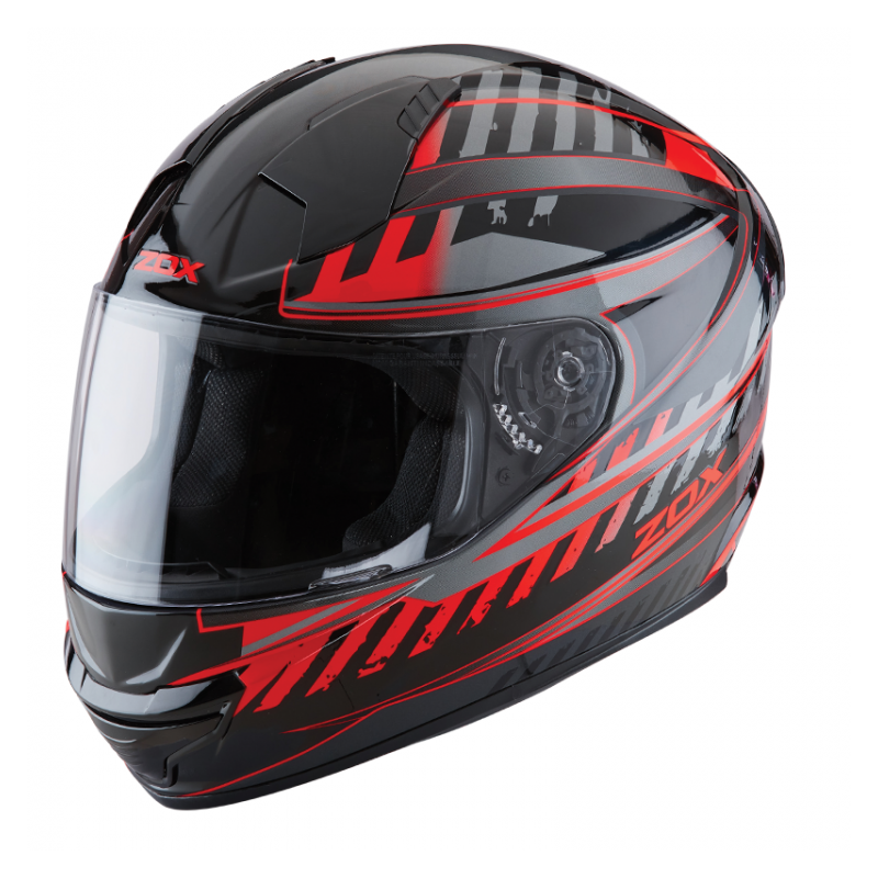 ZOX ST-11118 ‘Thunder 2’ Blade Red and Black Full-Face Motorcycle Helmet