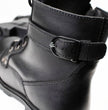 Milwaukee Leather MBL9328 Women's Black Premium Leather Lace-Up Motorcycle Riding Boots w/ Inside Zipper