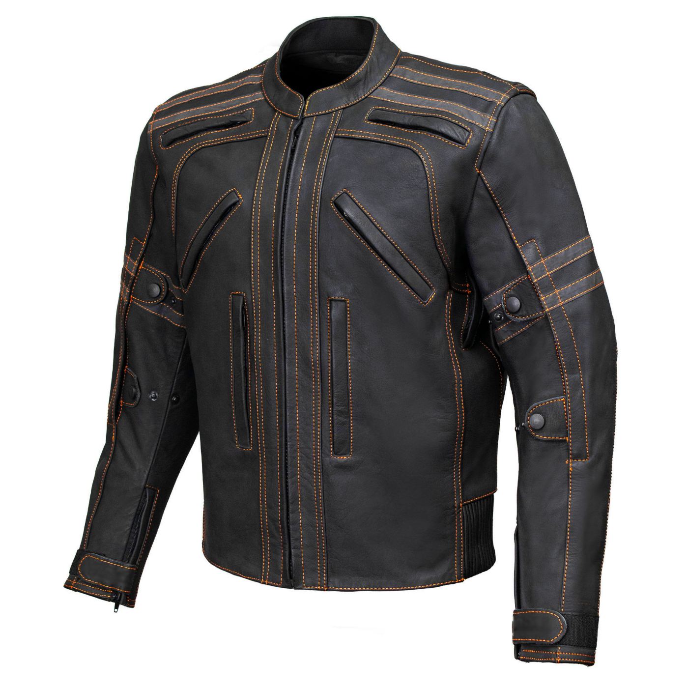 Milwaukee Leather Men's Matte Black Street CE Armored Motorcycle