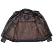 Milwaukee Leather Men's Live to Ride Classic Retro Brown Premium Leather CE Armored Motorcycle Jacket - Side Lace - LKM1707