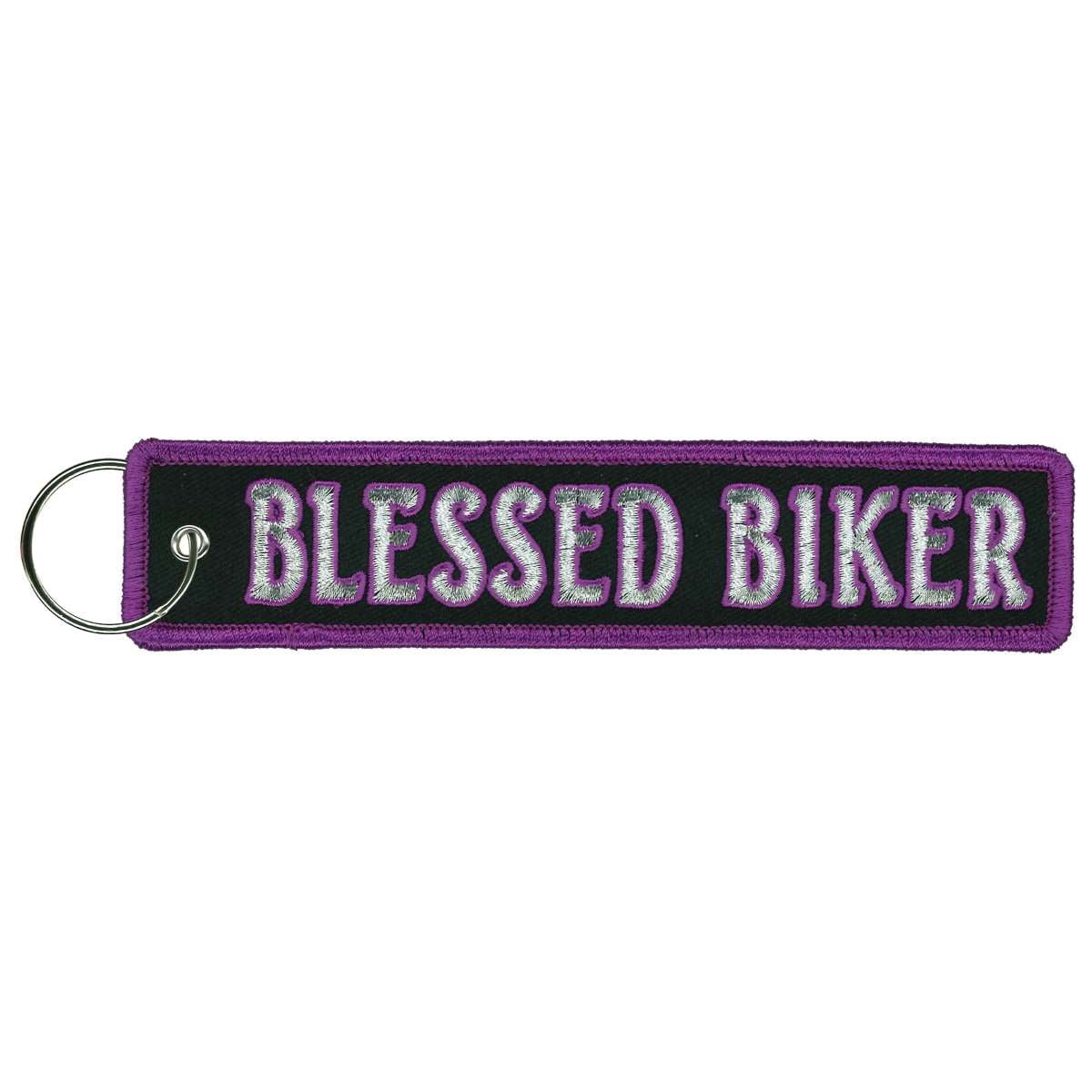 Hot Leathers Blessed Biker Key Chain Fob KCH5020