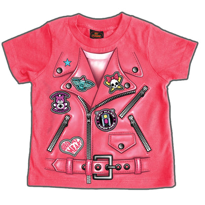 Hot Leathers GYS1033 Girls Leather Jacket Toddler T-Shirt