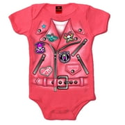 Hot Leathers GYS1035 Girls Leather Jacket Baby Bodysuit