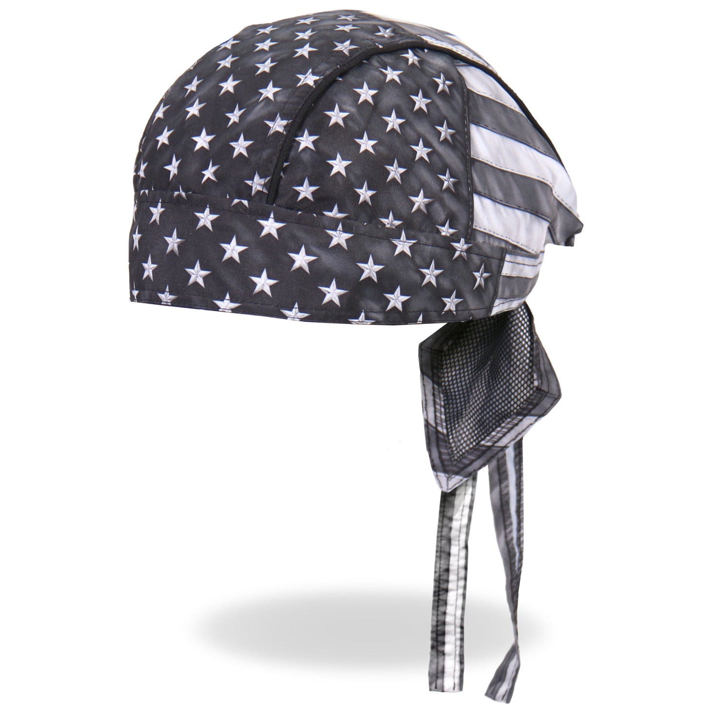 Hot Leathers HWH1092 Gray Flag Headwrap