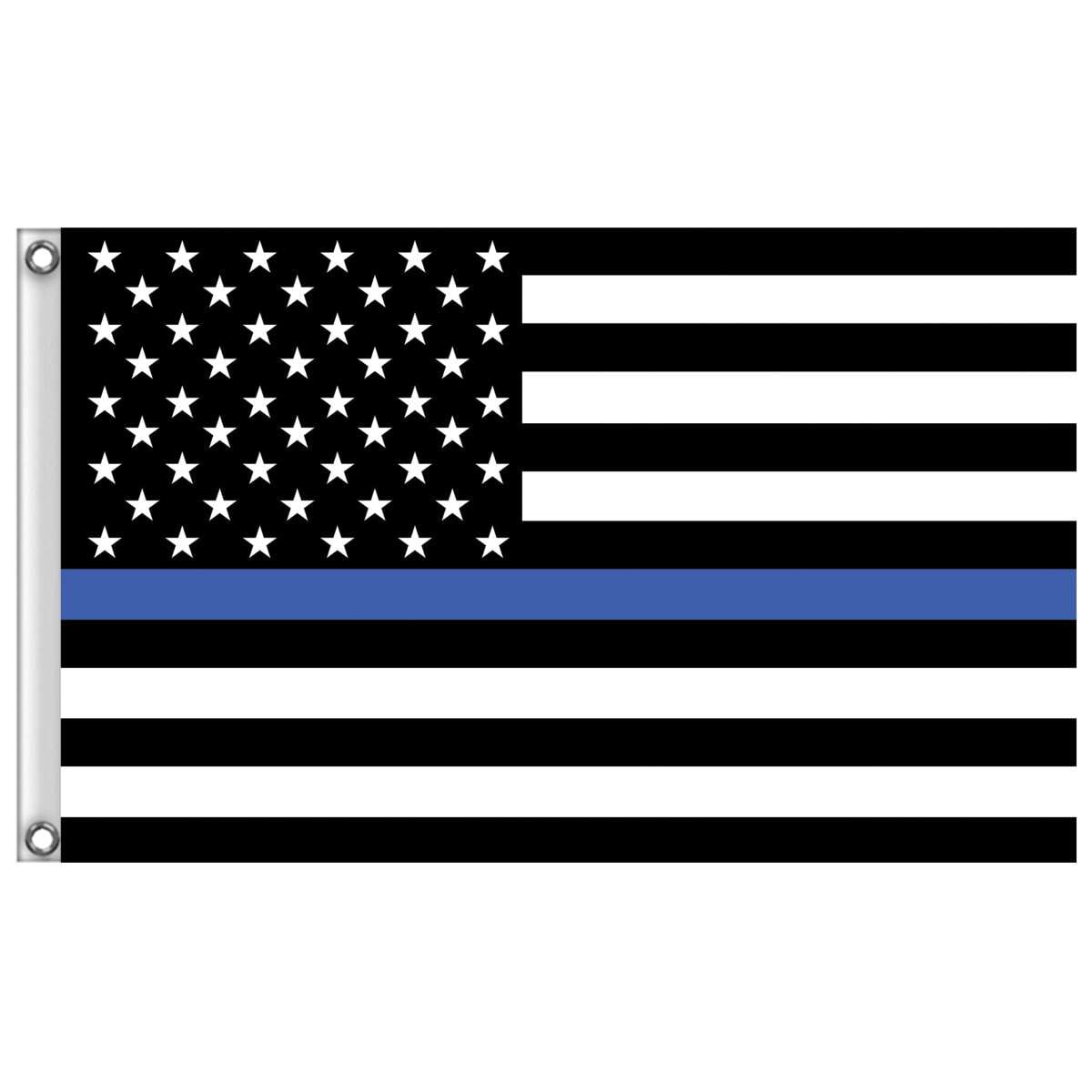 Hot Leathers Thin Blue Line Flag FGA1088