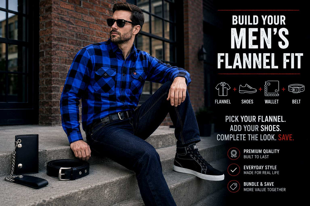 BUILD YOUR MEN'S FLANNEL FIT