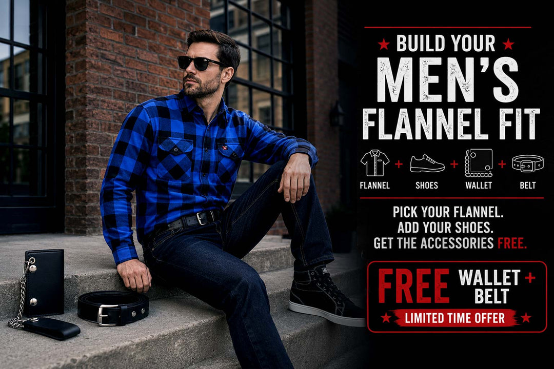 BUILD YOUR MEN'S FLANNEL FIT