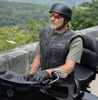 Milwaukee Motorcycle Clothing Co. Men's Quick-Draw Stylesh Premium Black Leather MC Biker Vest MMC30001