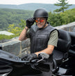 Milwaukee Motorcycle Clothing Co. Men's Quick-Draw Stylesh Premium Black Leather MC Biker Vest MMC30001