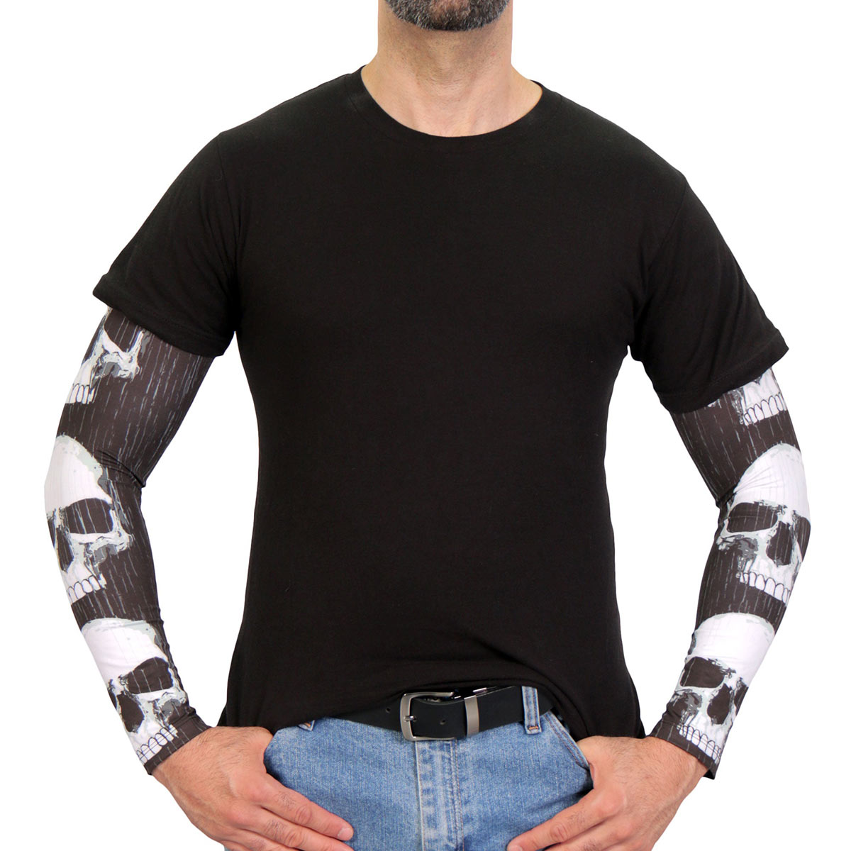 Hot Leathers ARM1001 2nd Amendment Skull Arm Sleeve