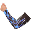 Hot Leathers ARM1005 Flames Blue Arm Sleeve
