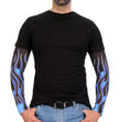 Hot Leathers ARM1005 Flames Blue Arm Sleeve