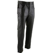 Milwaukee Leather LKM5716 Men's Classic Black Premium Leather Fitted Casual Biker Leather Pants