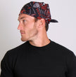 Hot Leathers BAB1070 Red Paisley Skulls Bandana