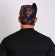 Hot Leathers BAB1070 Red Paisley Skulls Bandana