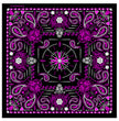 Hot Leathers BAB1071 Ladies Pink Paisley Skulls Bandana