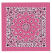 Hot Leathers BAP1007 Classic Hot Pink Paisley Bandana