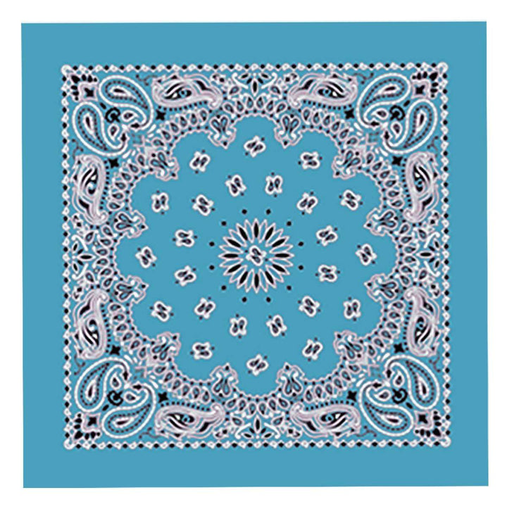 Hot Leathers BAP1012 Classic Turquoise Paisley Bandana