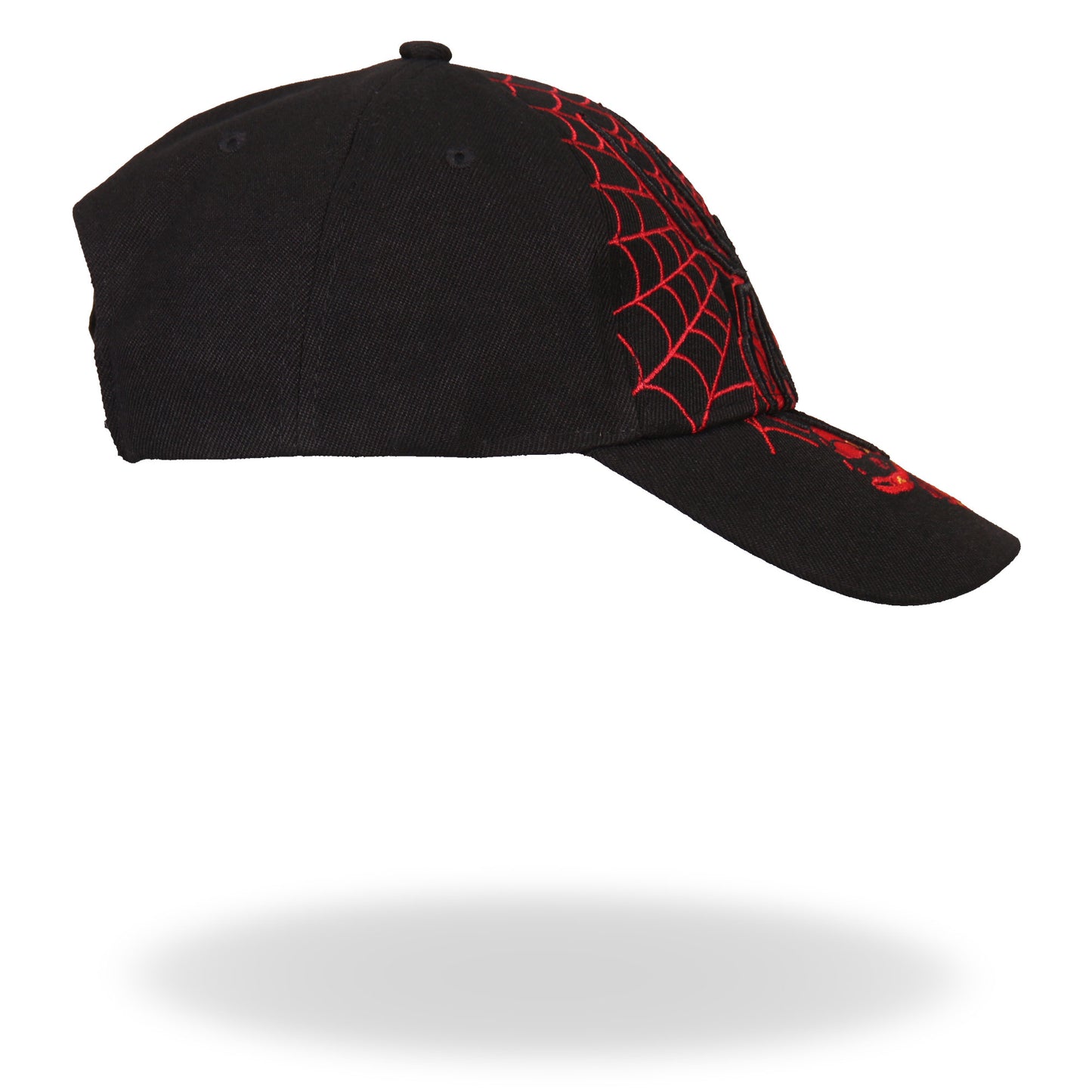 Hot Leathers BCA1014 Black Widow Ball Cap